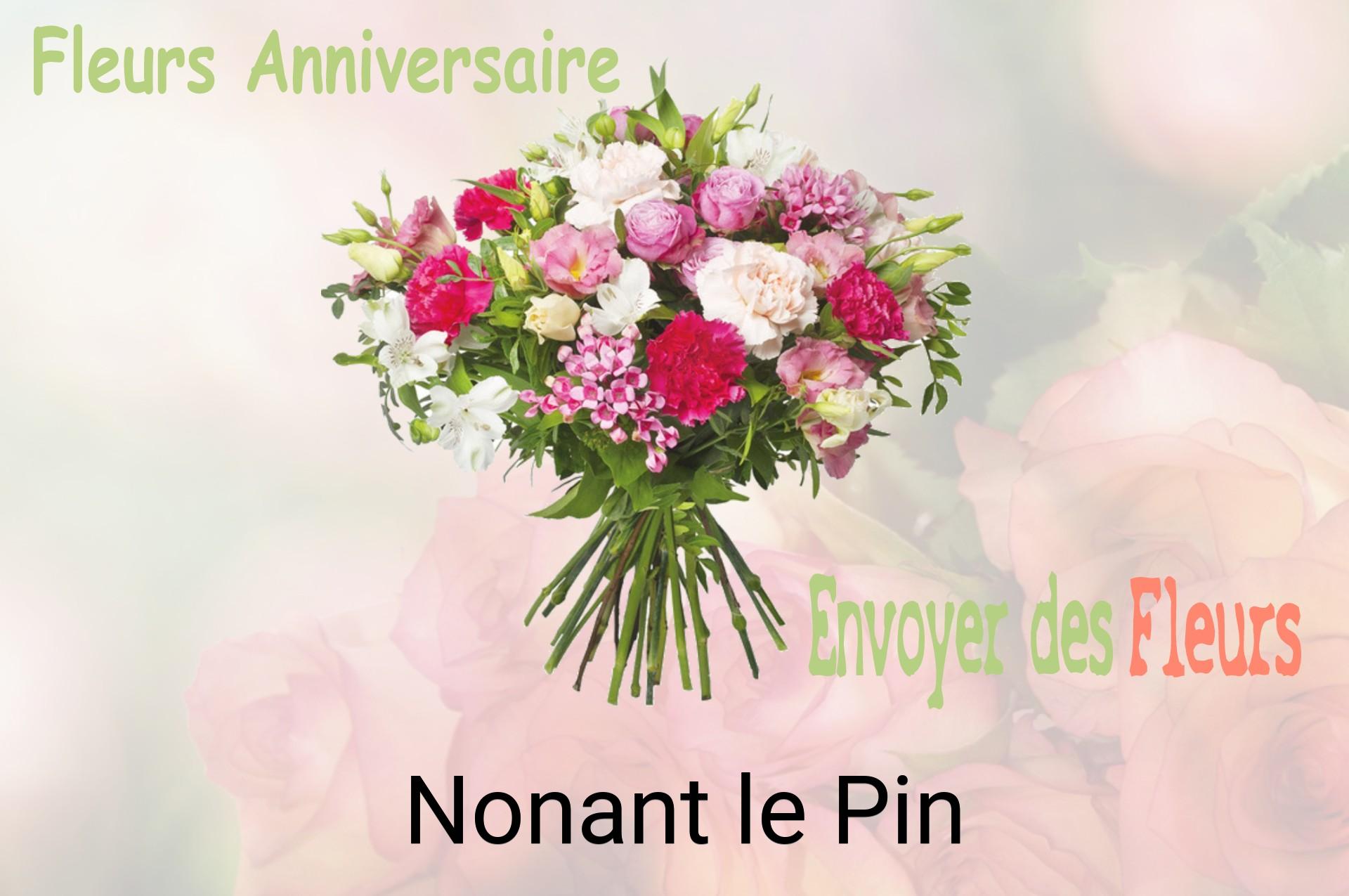 Bouquet de fleurs d’anniversaire livré à Nonant-le-Pin