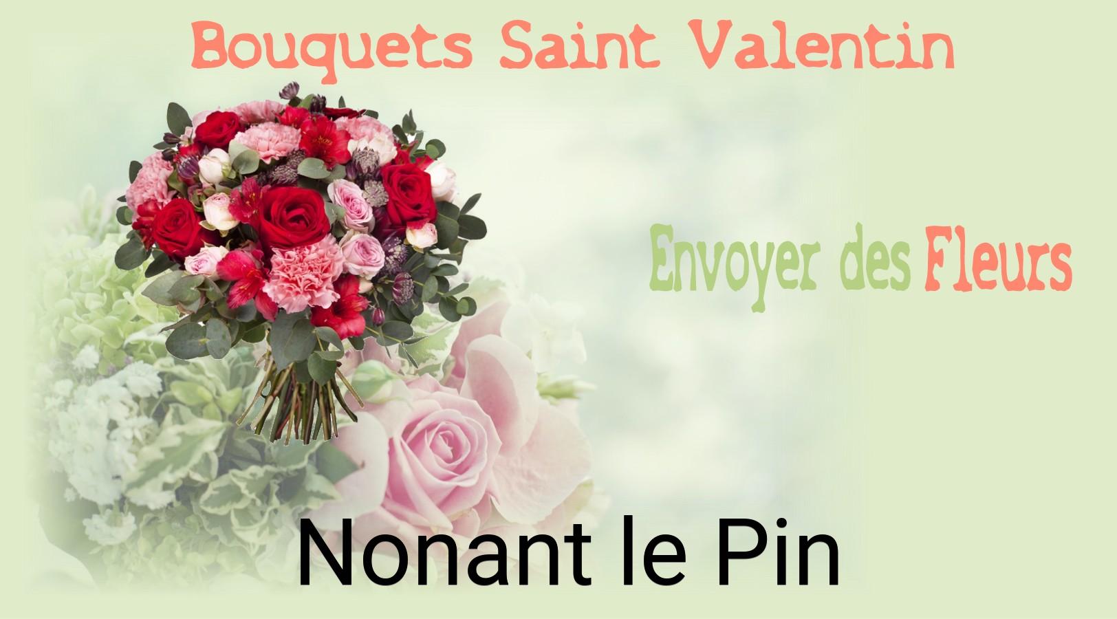 Roses de Saint-Valentin livrées à Nonant-le-Pin